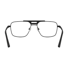 OS Brooklyn 81107 navigator brow bar prescription eyeglasses in black, rear view