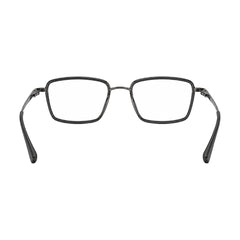 College Fashion 66105 rectangle prescription eyeglasses in grey, rear view