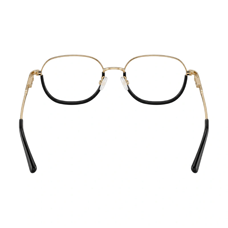 Geometric Metal Frame Eyeglasses for Men & Women | College Fashion 66108-zoom-