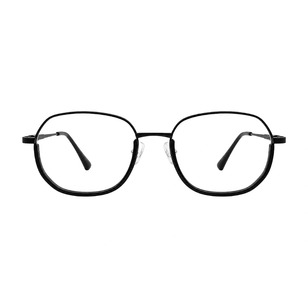 Geometric Metal Frame Eyeglasses for Men & Women | College Fashion 66108-19