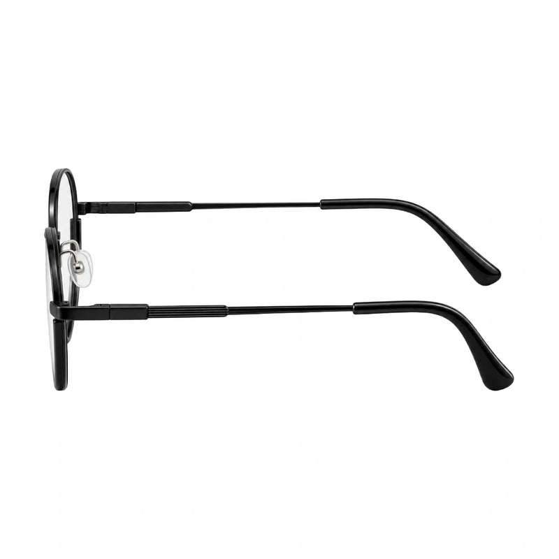 Geometric Metal Frame Eyeglasses for Men & Women | College Fashion 66108-zoom-