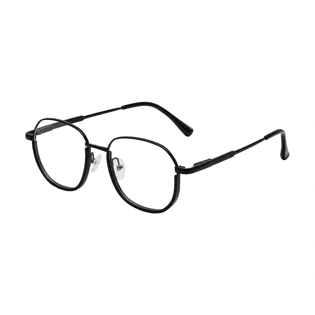 Geometric Metal Frame Eyeglasses for Men & Women | College Fashion 66108-20