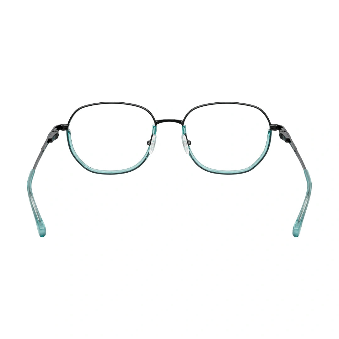 Geometric Metal Frame Eyeglasses for Men & Women | College Fashion 66108-85