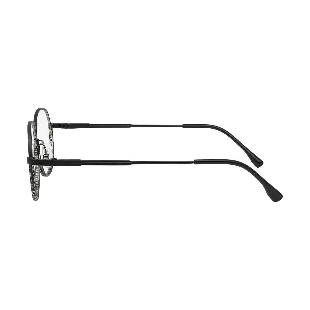 Geometric Metal Frame Eyeglasses for Men & Women | College Fashion 66108-39