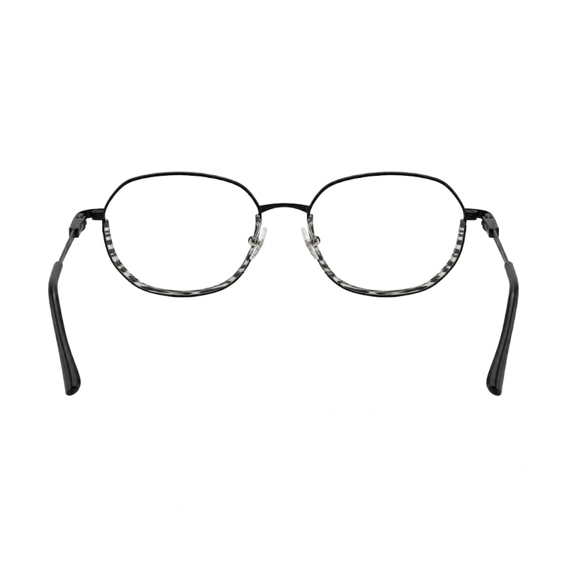 Geometric Metal Frame Eyeglasses for Men & Women | College Fashion 66108-zoom-
