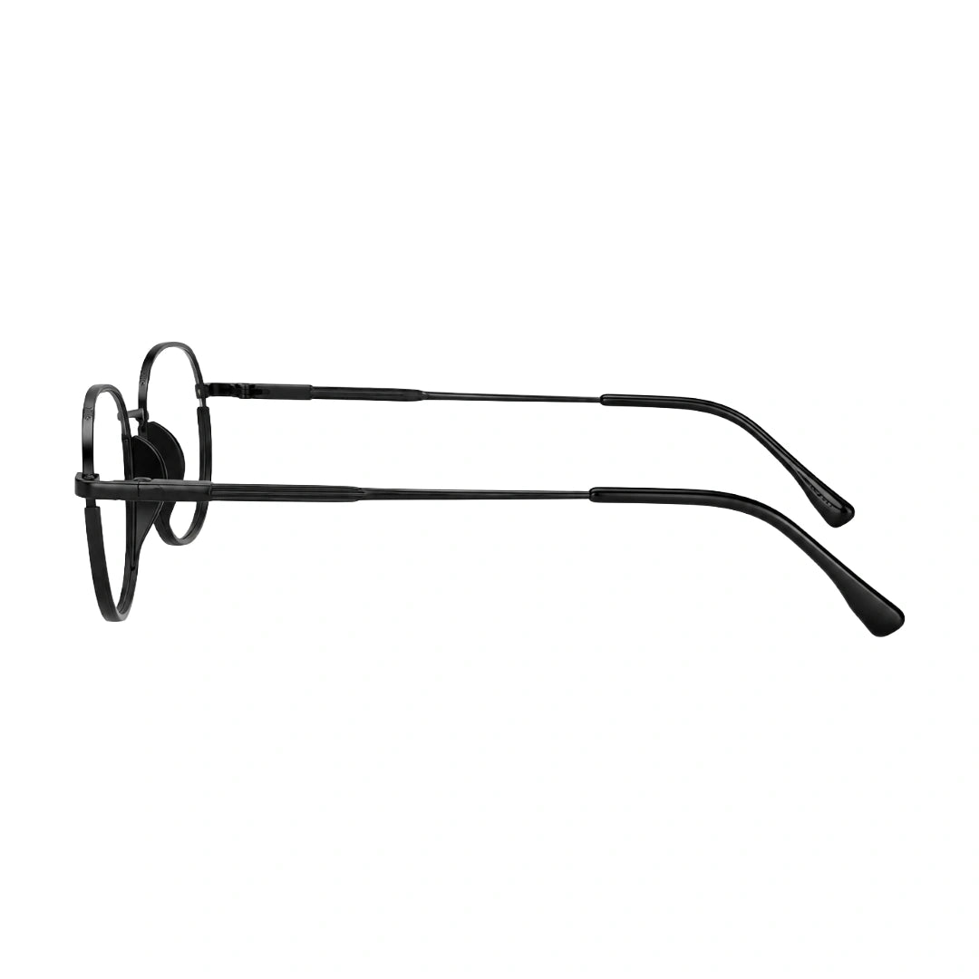 Geometric Metal Frame Eyeglasses for Men & Women | College Fashion 66108-zoom-30