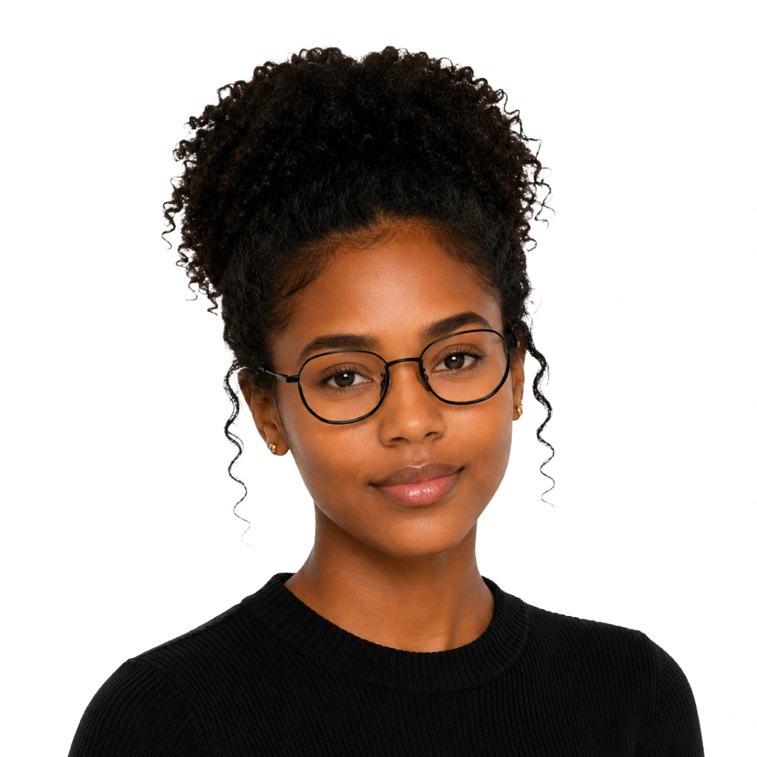 Geometric Metal Frame Eyeglasses for Men & Women | College Fashion 66108-33