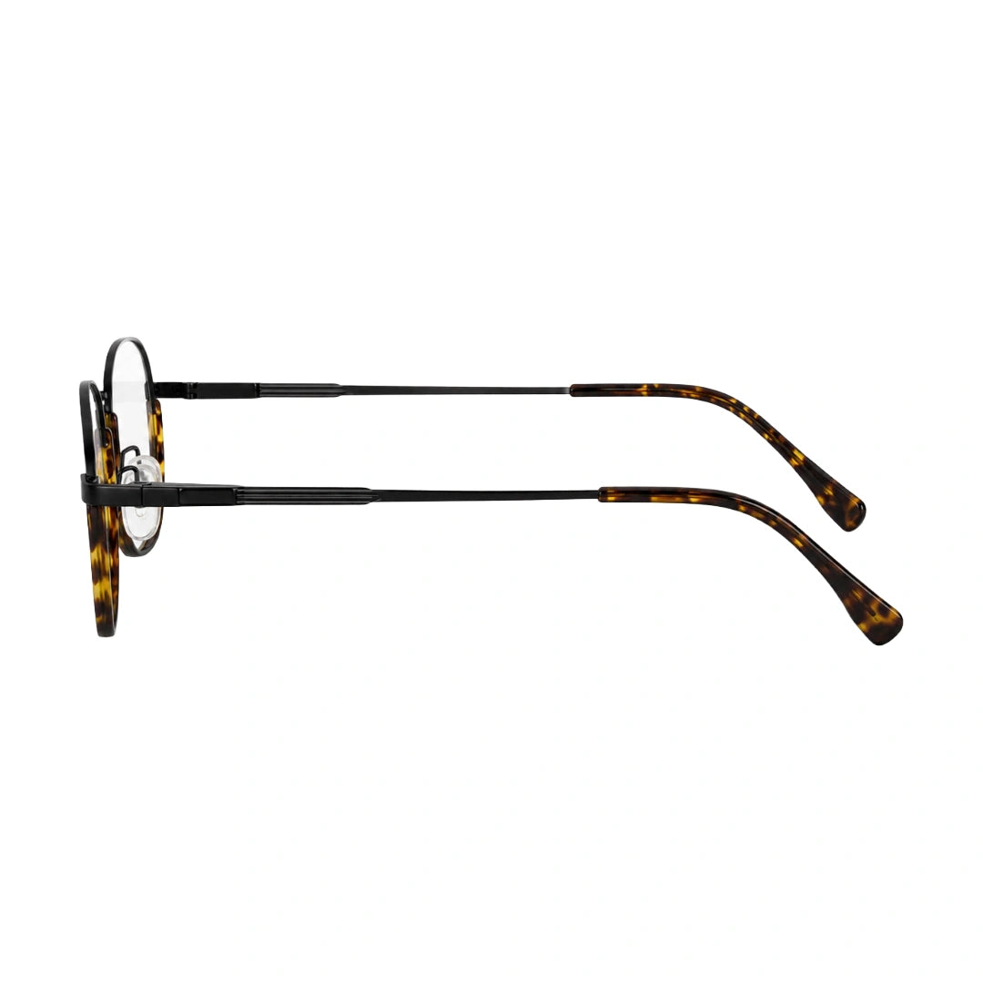 Geometric Metal Frame Eyeglasses for Men & Women | College Fashion 66108-zoom-75