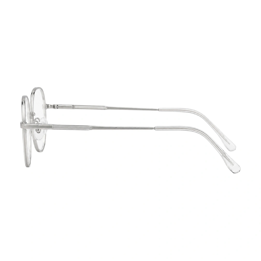 Geometric Metal Frame Eyeglasses for Men & Women | College Fashion 66108-zoom-48