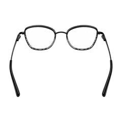 College Fashion 66109 modern square prescription eyeglasses in gradient black, rear view