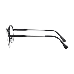 College Fashion 66110 sculpted brow cat-eye optical frame in gradient black, side profile view