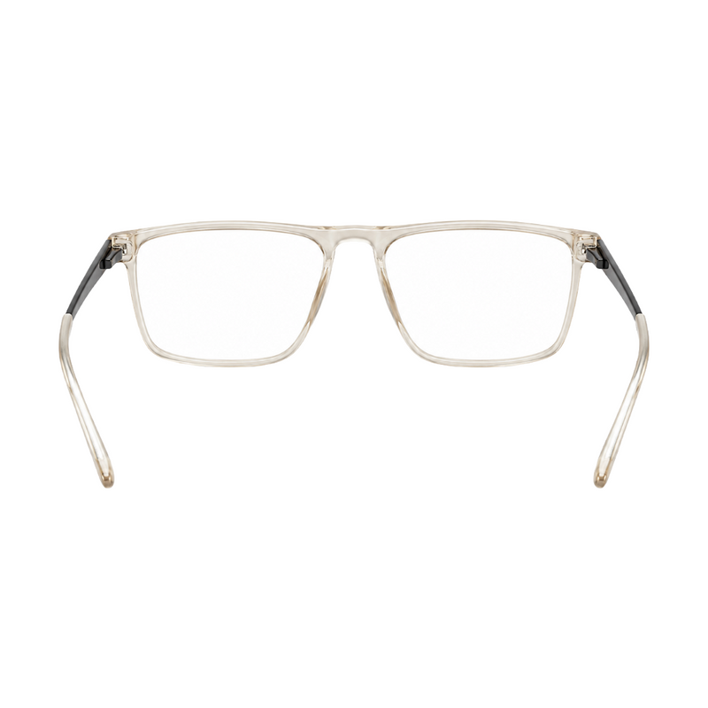 Classic Rectangle Eyeglasses - Lightweight Frame with Metal Temples-zoom-