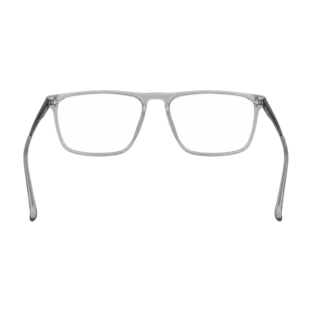 Classic Rectangle Eyeglasses - Lightweight Frame with Metal Temples-13