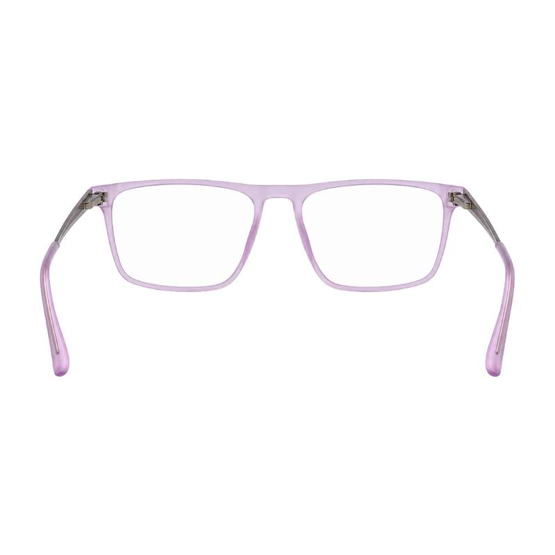 Classic Rectangle Eyeglasses - Lightweight Frame with Metal Temples-zoom-