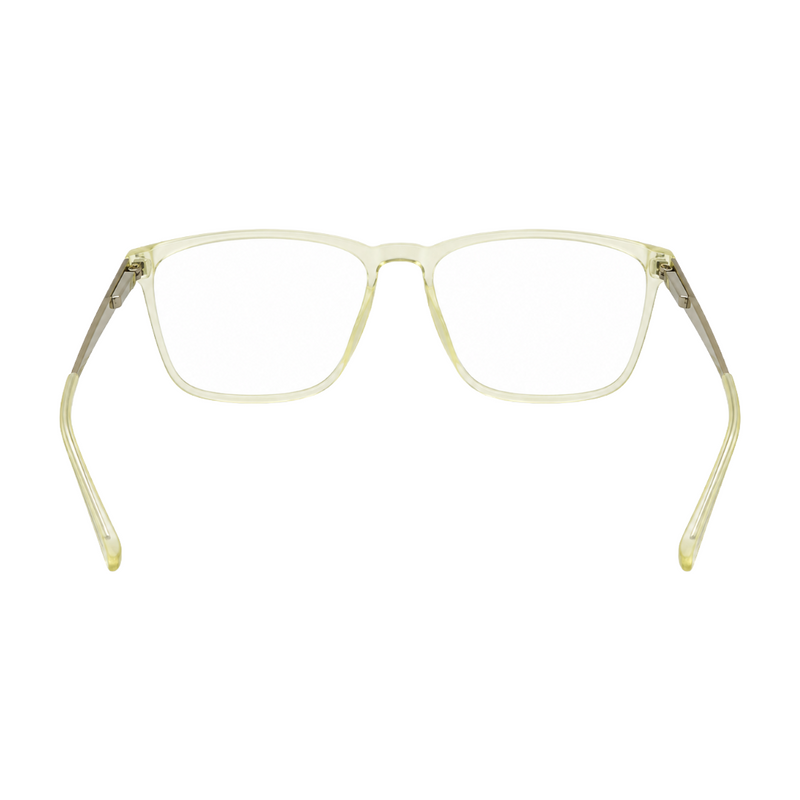 Classic Rectangle Eyeglasses - Lightweight Frame with Metal Temples-zoom-