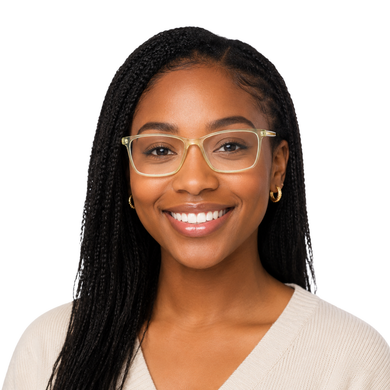 OS Fashion Jet 621021 | Lightweight Rectangle Eyeglasses-zoom-