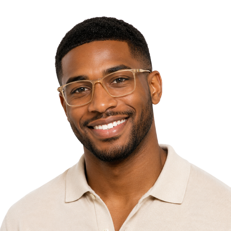 OS Fashion Jet 621022 | Slim Rectangle Acetate Eyeglasses-zoom-