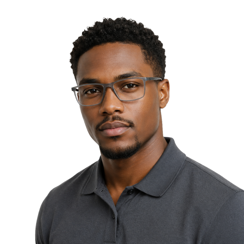 OS Fashion Jet 621022 | Slim Rectangle Acetate Eyeglasses-zoom-