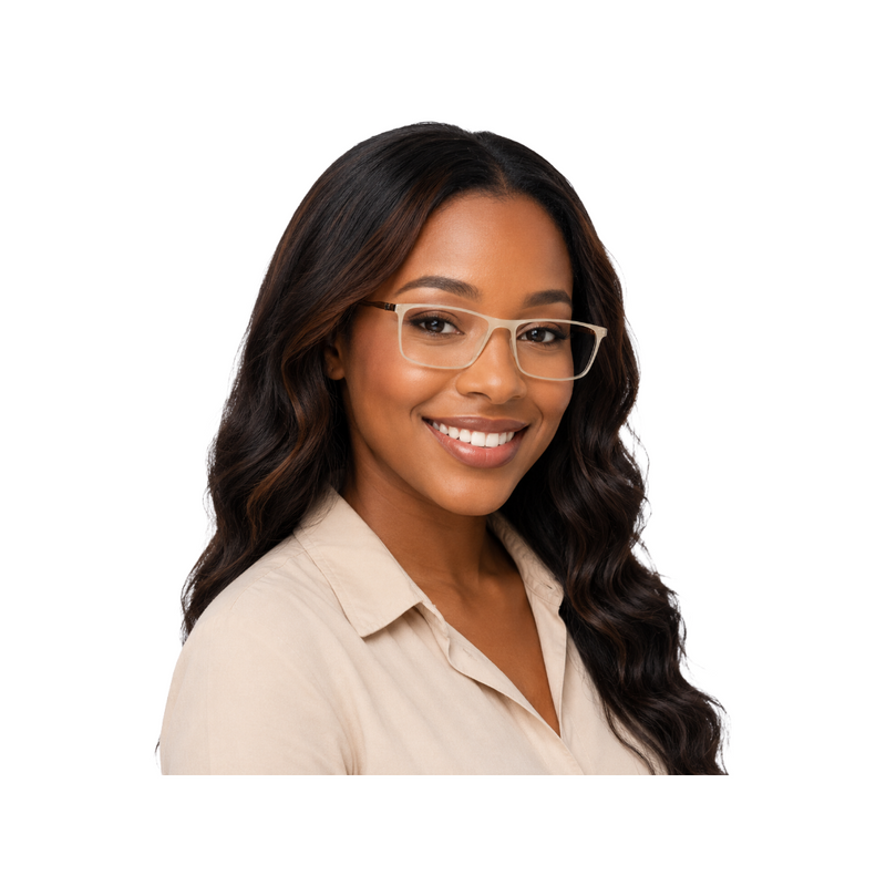 OS Fashion Jet 621022 | Slim Rectangle Acetate Eyeglasses-zoom-