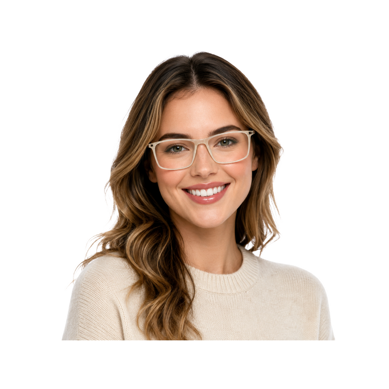 OS Fashion Jet 621022 | Slim Rectangle Acetate Eyeglasses-zoom-