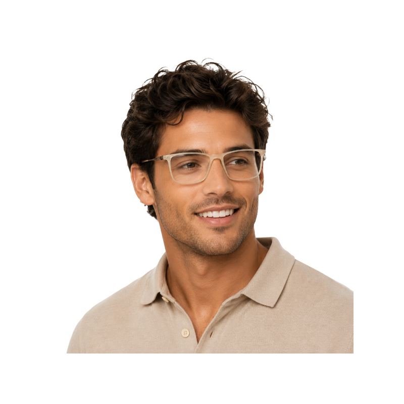 OS Fashion Jet 621022 | Slim Rectangle Acetate Eyeglasses-zoom-
