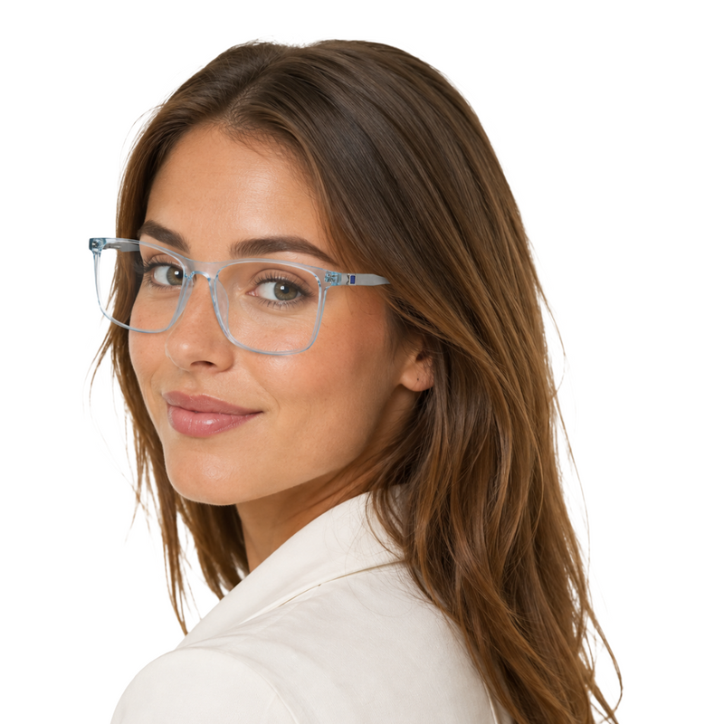 OS Fashion Jet 621022 | Slim Rectangle Acetate Eyeglasses-zoom-