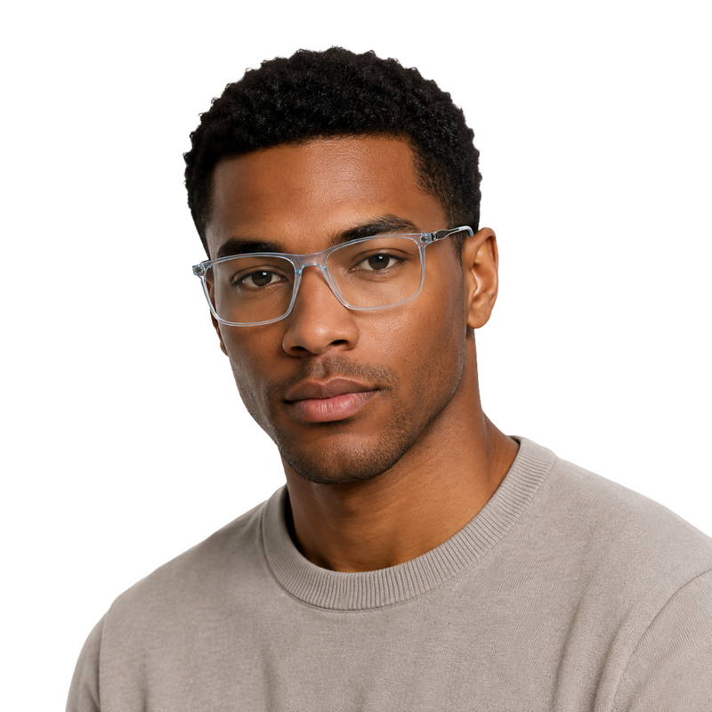 OS Fashion Jet 621022 | Slim Rectangle Acetate Eyeglasses-zoom-