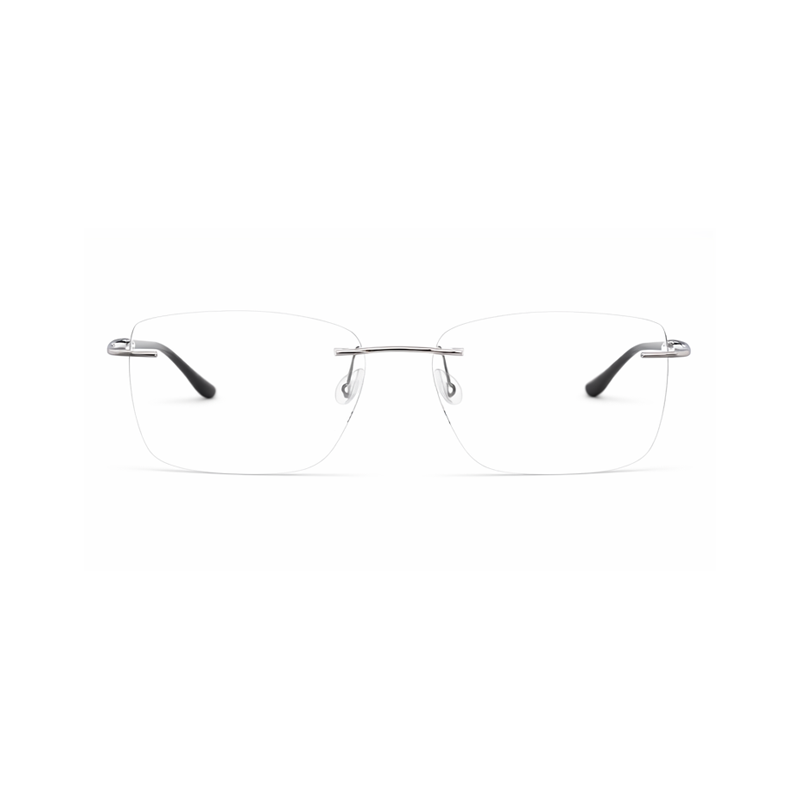 OS Fel High 3P 1007 Rimless Eyeglass Frame-zoom-1