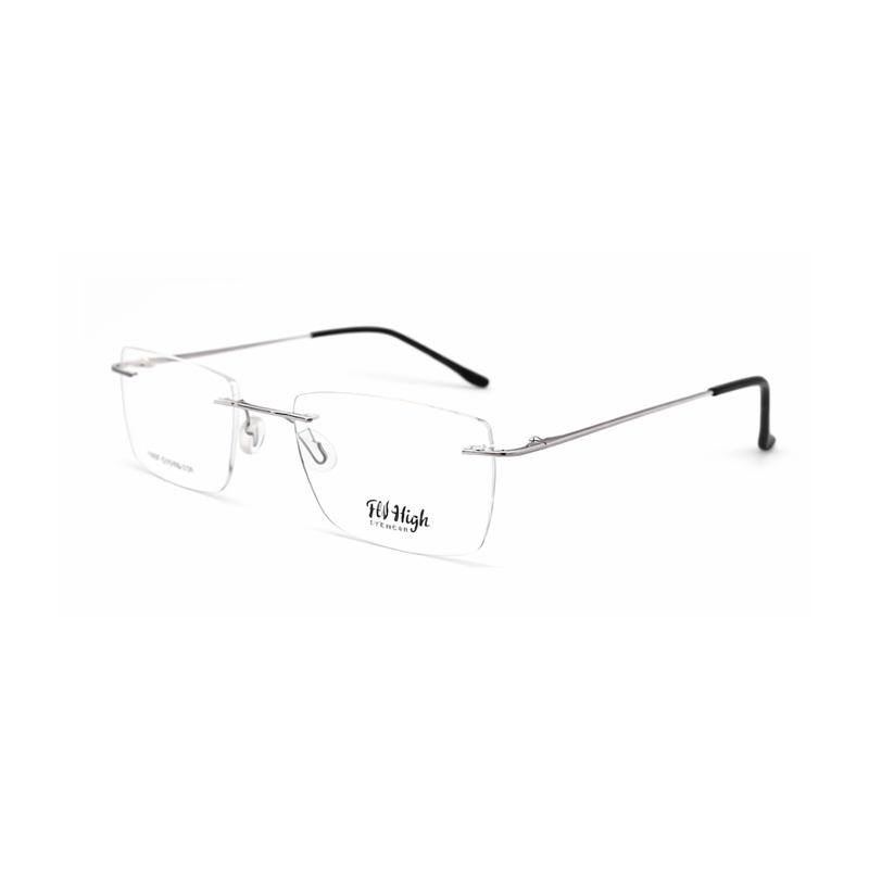 OS Fel High 3P 1007 Rimless Eyeglass Frame-3