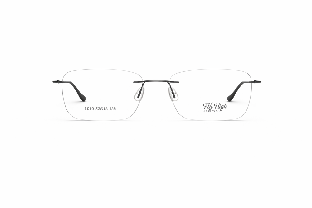 OS Fel High 3P Rimless Rectangle Eyeglass Frame