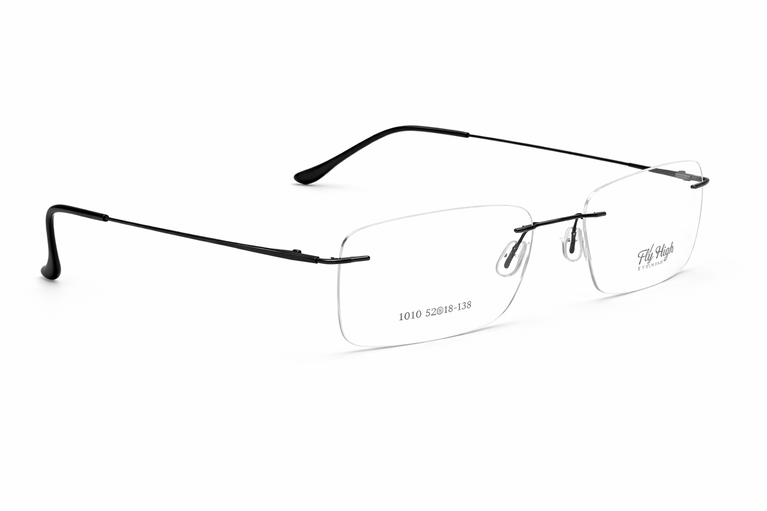 OS Fel High 3P Rimless Rectangle Eyeglass Frame-2