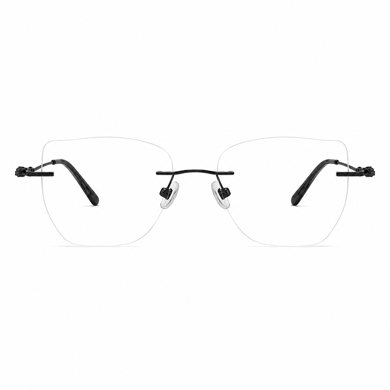OS Fel High 3P Rimless Butterfly Eyeglass Frame