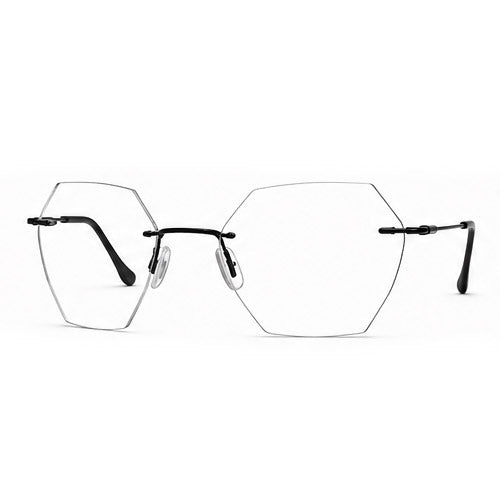 OS Fel High 3P Rimless Geometric Eyeglass Frame