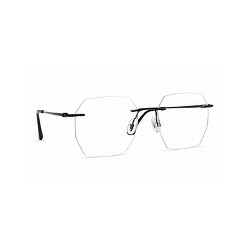 OS Fel High 3P Rimless Hexagon Eyeglass Frame