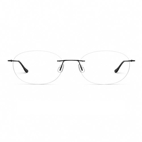 OS Fel High 3P Rimless Oval Eyeglass Frame