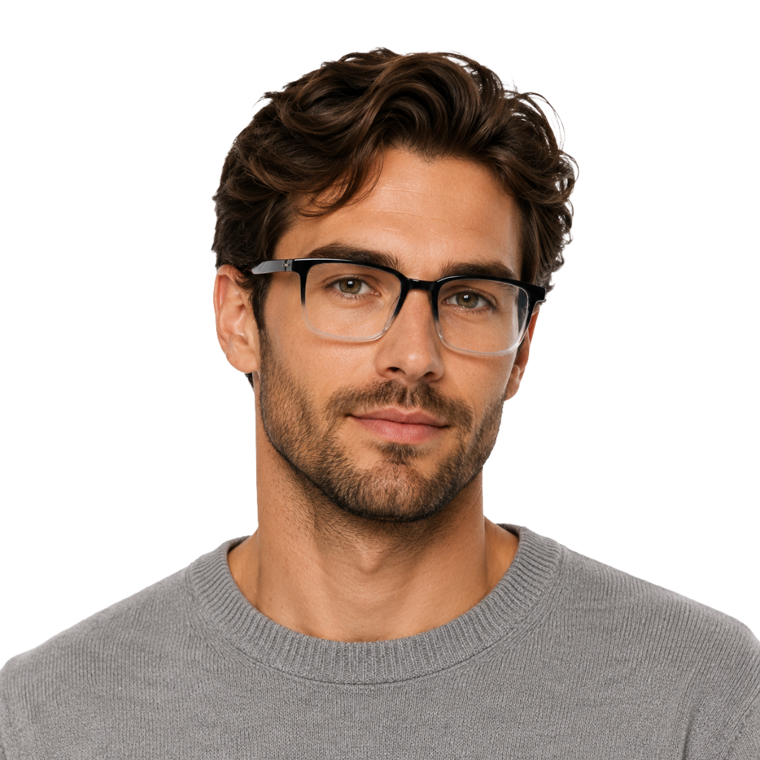 OS Gladiator 28005 – Wide Bridge Rectangular Prescription Eyeglasses-27