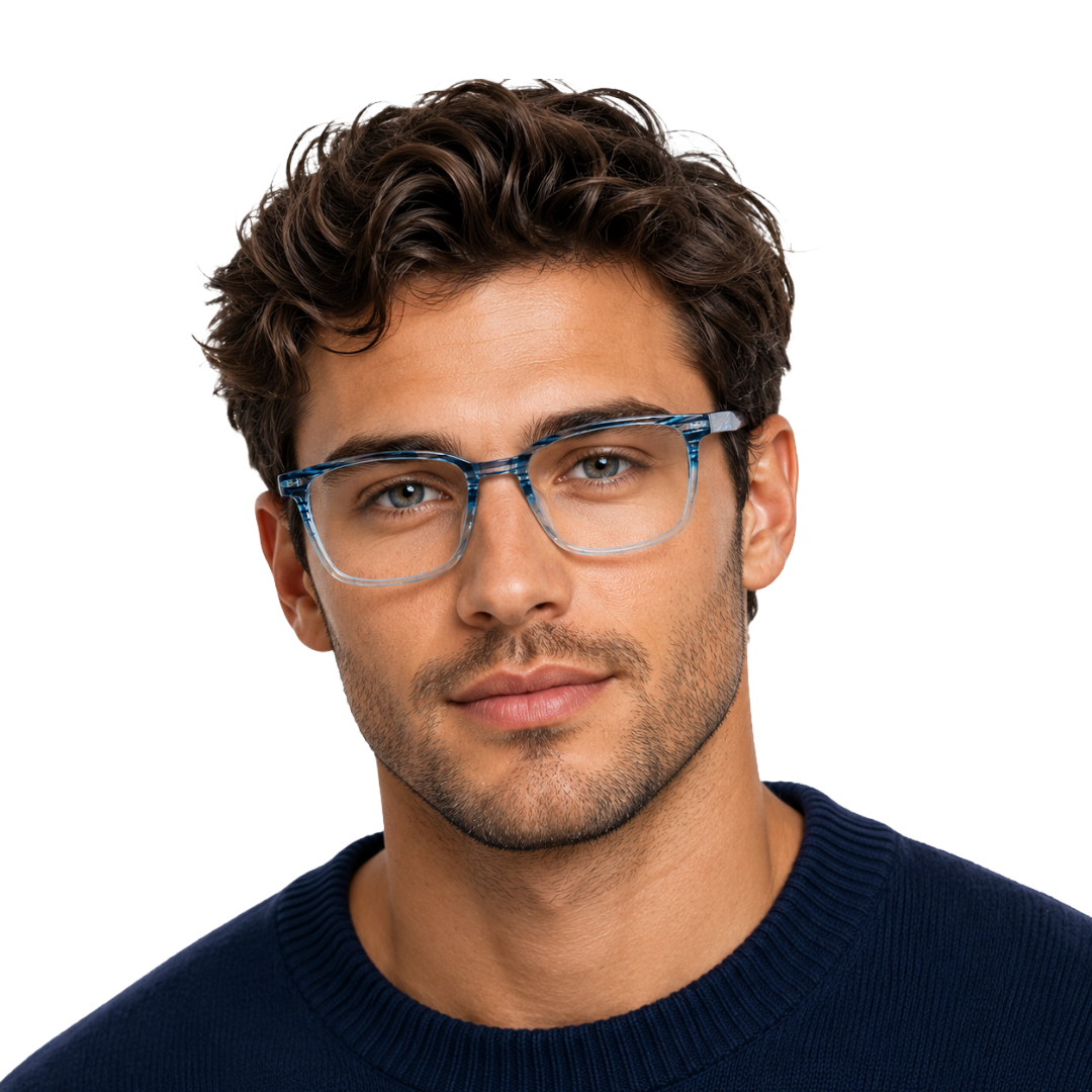 OS Gladiator 28005 – Wide Bridge Rectangular Prescription Eyeglasses-45