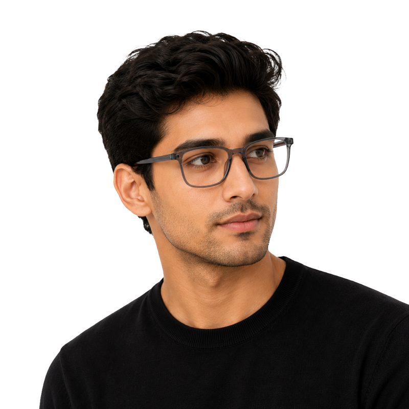 OS Gladiator 28005 – Wide Bridge Rectangular Prescription Eyeglasses-zoom-