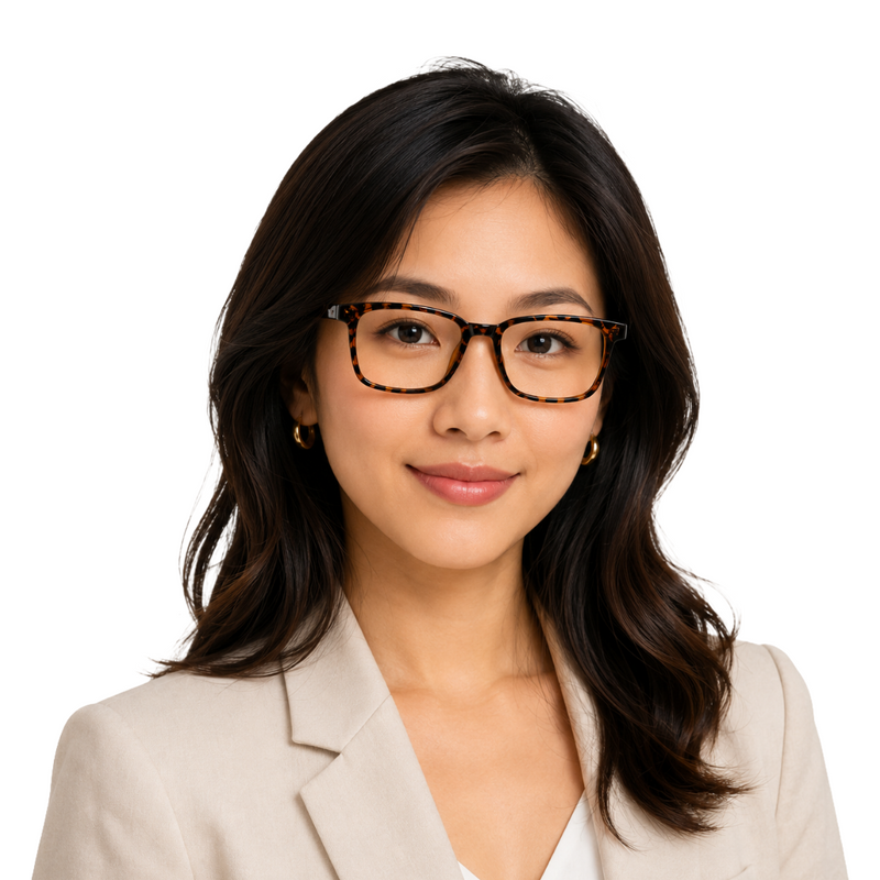 OS Gladiator 28005 – Wide Bridge Rectangular Prescription Eyeglasses-zoom-