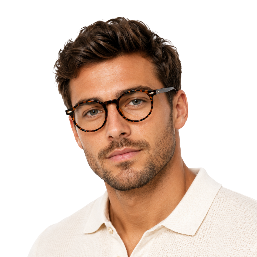 OS Gladiator 28010 – Round Full-Rim Prescription Eyeglasses-34