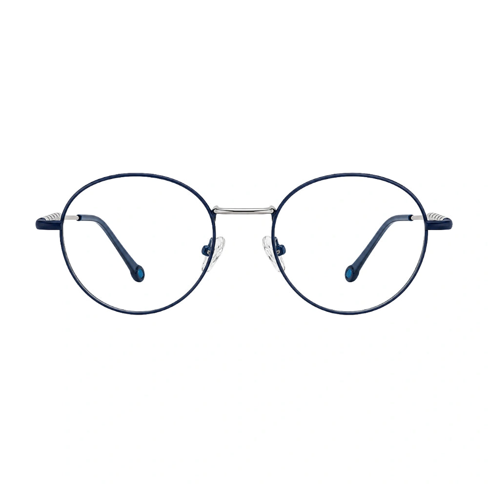 OS GLADIATOR 10002 | Oval Round Metal Prescription Eyeglasses for Men & Women