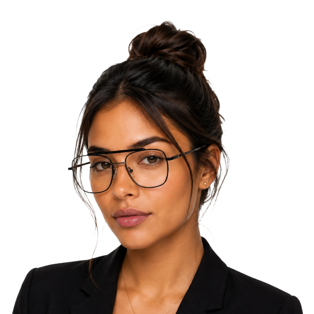 OS Gladiator 10004 | Premium Square Navigator Optical Frame-zoom-15