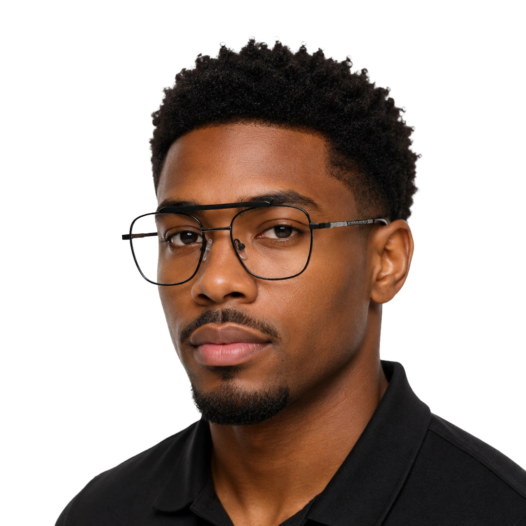 OS Gladiator 10004 | Premium Square Navigator Optical Frame-zoom-16