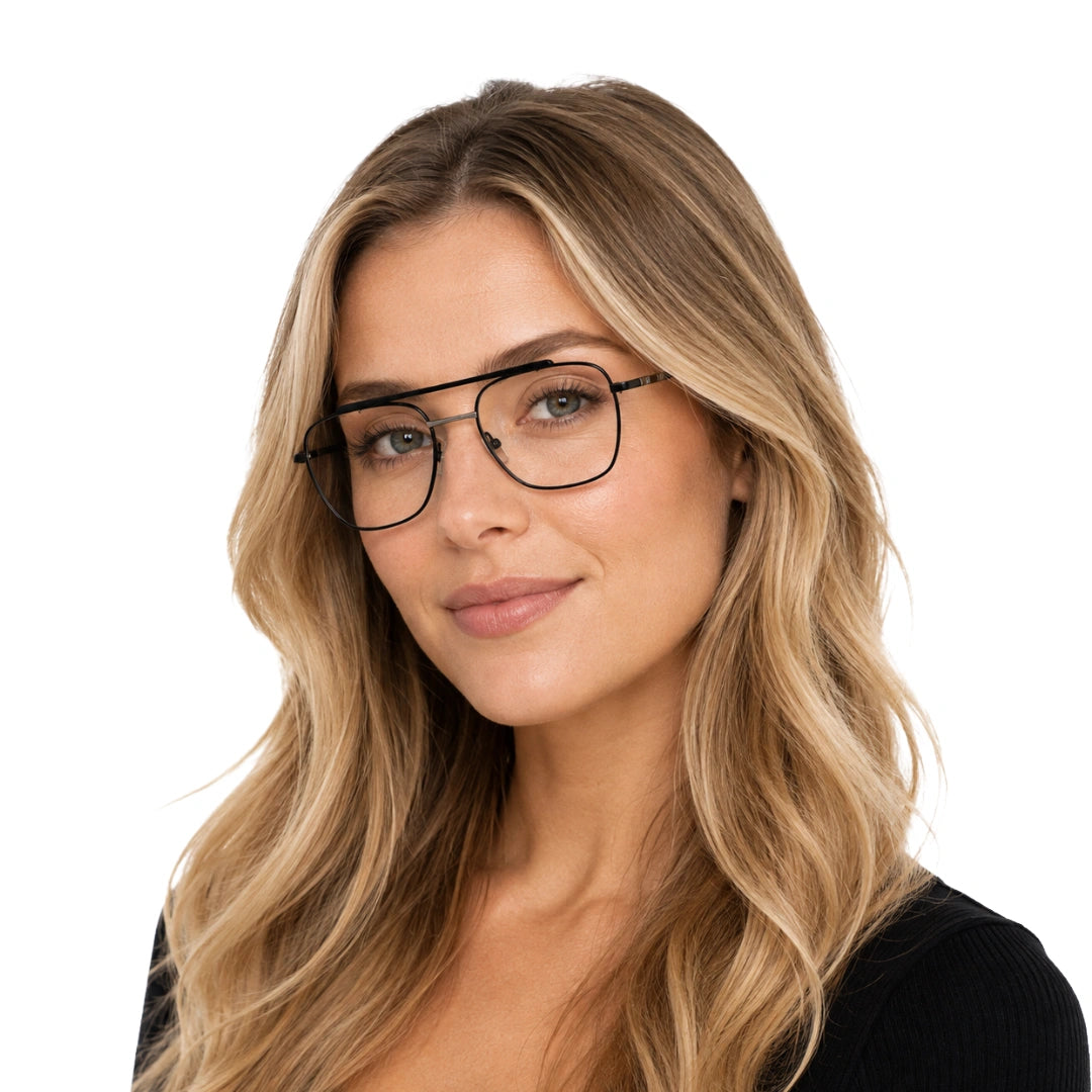 OS Gladiator 10004 | Premium Square Navigator Optical Frame-zoom-17