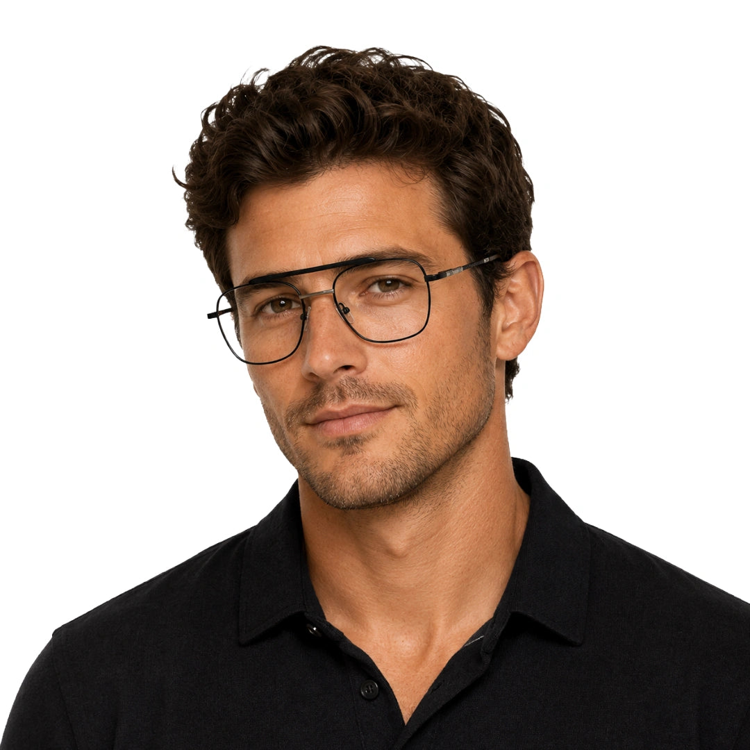 OS Gladiator 10004 | Premium Square Navigator Optical Frame-18