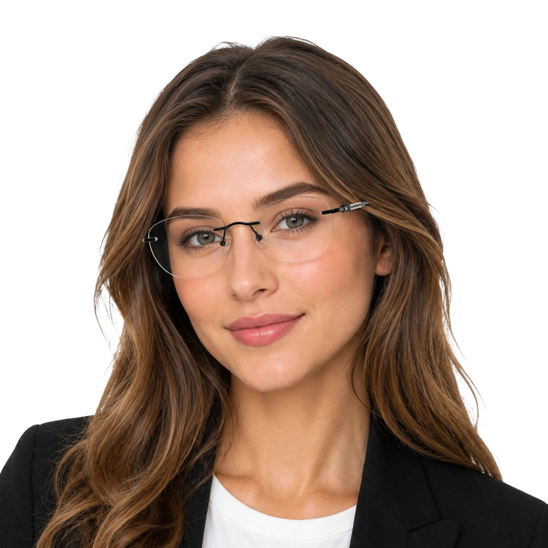 OS Gladiator GL10015 | Classic Rimless Everyday Eyeglasses-41
