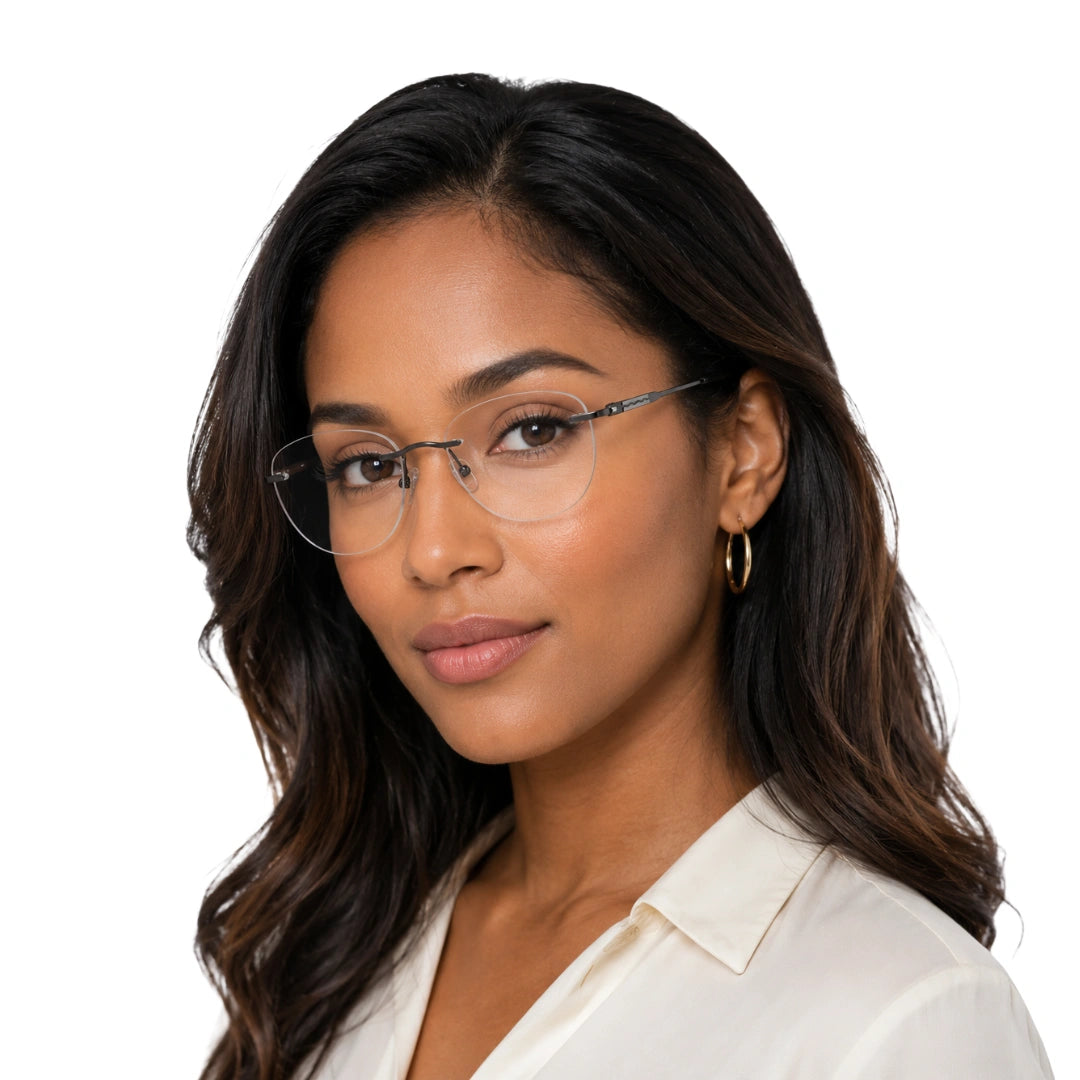 OS Gladiator GL10015 | Classic Rimless Everyday Eyeglasses-26