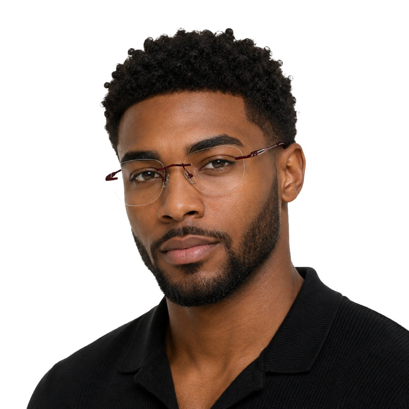 OS Gladiator GL10015 | Classic Rimless Everyday Eyeglasses-zoom-