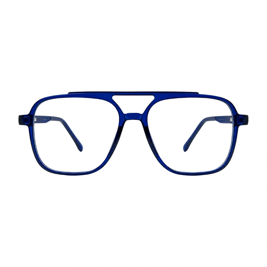 OS Gladiator 28002 | Double Bridge Square Aviator Prescription Eyeglasses-19