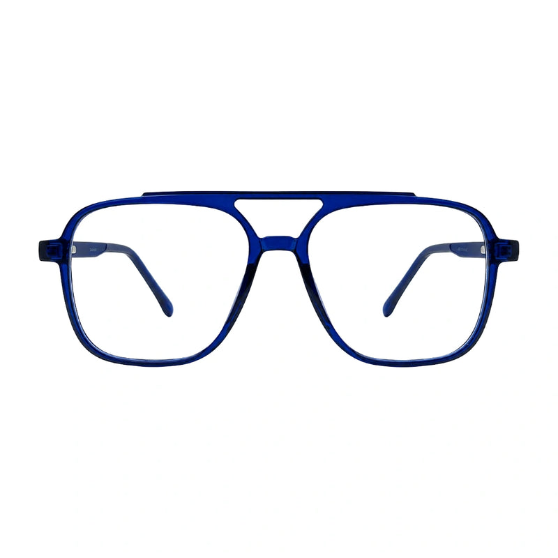 OS Gladiator 28002 | Double Bridge Square Aviator Prescription Eyeglasses-zoom-